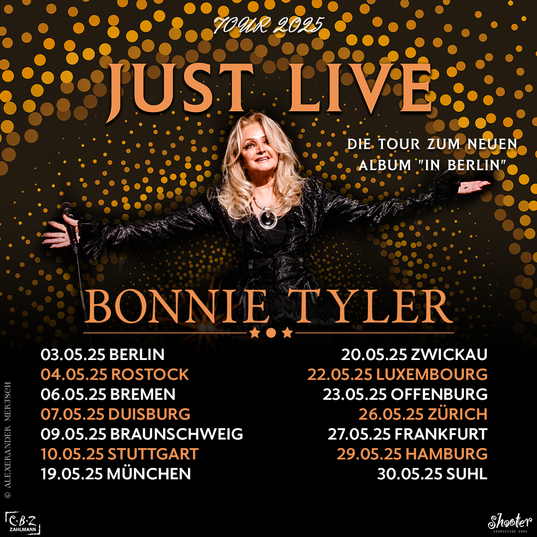 Bonnie Tyler - Just Live Tour 2025